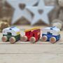 Set Of Three Wooden First Toy Emergency Vehicles, thumbnail 1 of 6