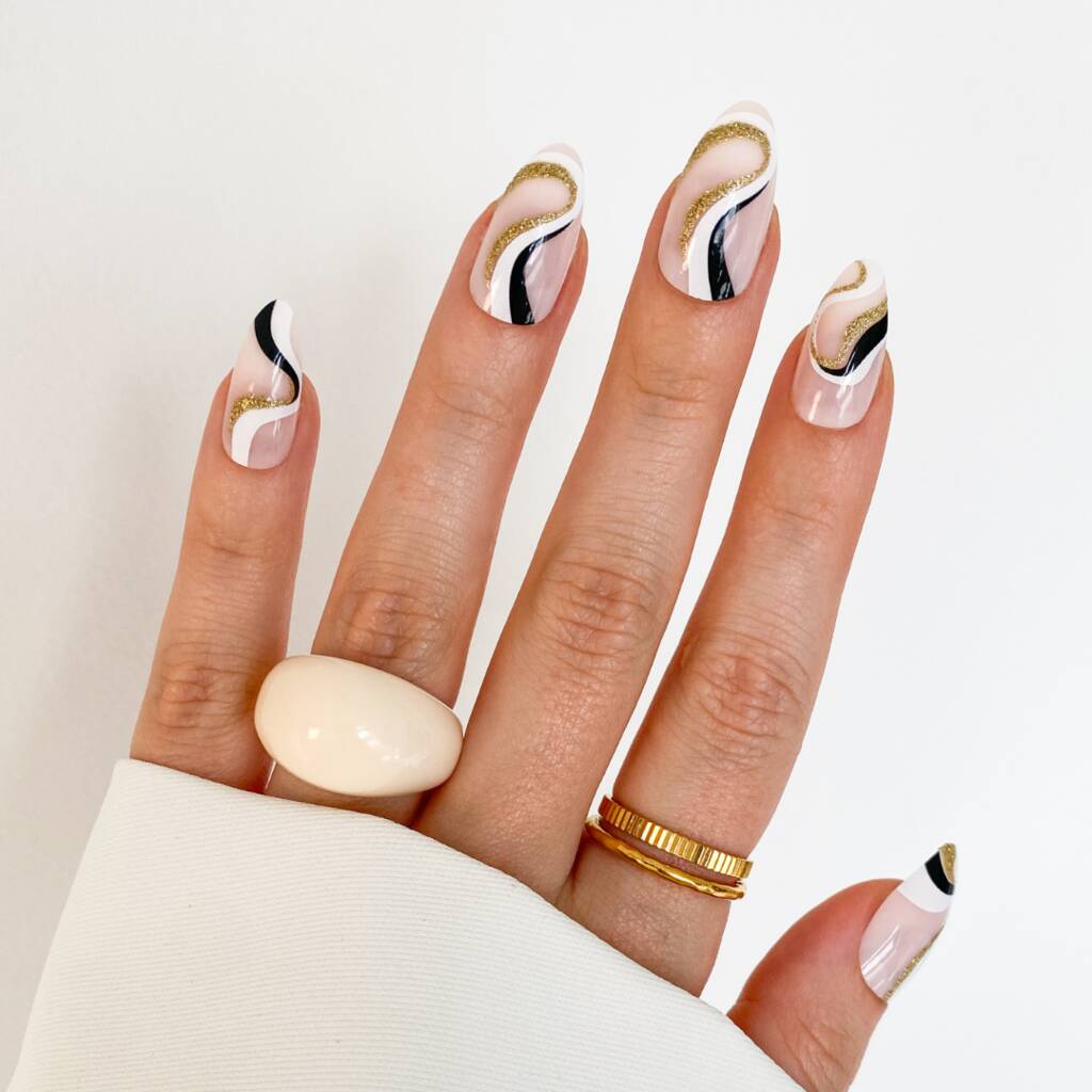 Espresso Martini Reusable False Nails By Loste False Nails