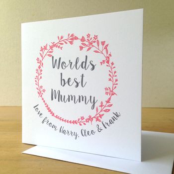 Personalised Mother's Day Card, 4 of 5