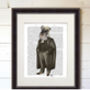 Schnauzer Lawyer, Book Print, Framed Or Unframed, thumbnail 3 of 6
