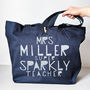 Personalised Super Sparkly Teacher Bag, thumbnail 1 of 12
