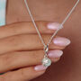 Sterling Silver Cupcake Charm Necklace, thumbnail 2 of 8