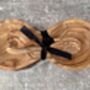 Olive Wood Condiment Bowl And Spoons, thumbnail 2 of 3