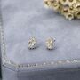 Sterling Silver Genuine Citrine Crystal Stud Earrings, thumbnail 6 of 11