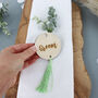 Personalised Round Tassle Place Settings, thumbnail 5 of 8