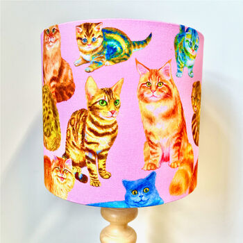 Crazy Cat Lady Designer Lampshade, 2 of 7