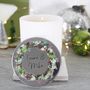 Wreath Scented Christmas Candle With Lid For Couples, thumbnail 6 of 7