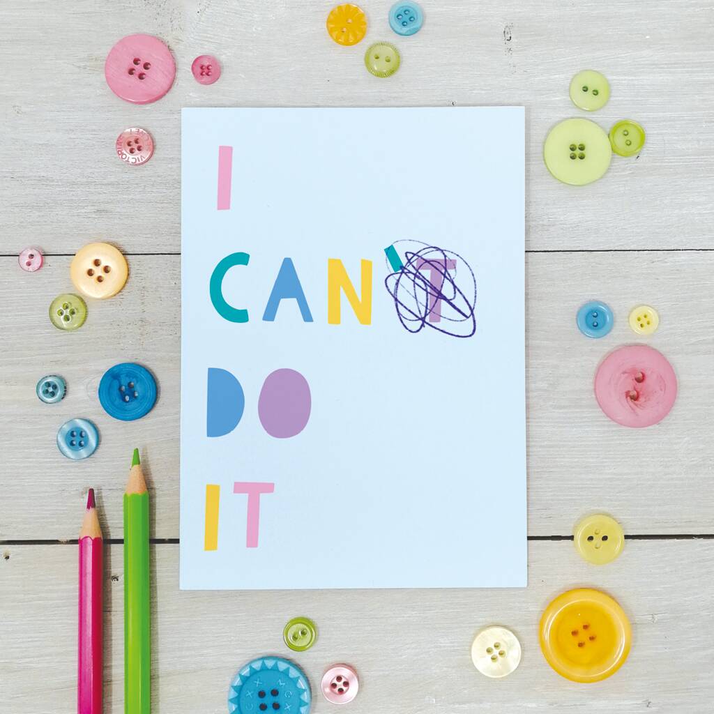 I Can Do It Postcard