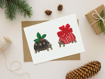 Christmas Tortoise Christmas Cards, 11 of 11