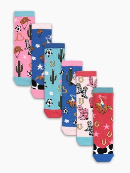 United Oddsocks Yee Haw Girls Gift Box Set, 2 of 5