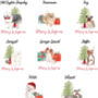 British Bulldog Christmas Tote Bag, thumbnail 4 of 5