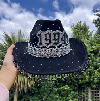 Personalised Big Birthday Cowboy Hat, 2 of 6