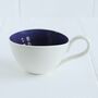 Handmade Porcelain Wonky Cappuccino Cup, thumbnail 10 of 12