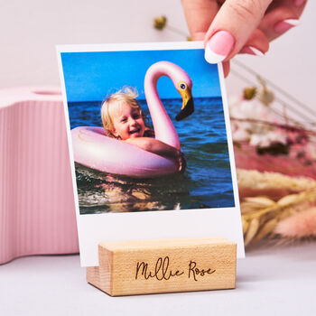 Personalised Children's Wooden Photo Holder, 2 of 2
