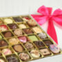 Luxury Mother’s Day 36 Chocolate Selection. White Box And Cerise Ribbon, thumbnail 2 of 3