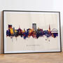 Blackburn Skyline Cityscape Art Print, thumbnail 6 of 12