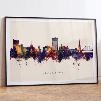 Blackburn Skyline Cityscape Art Print, 6 of 12