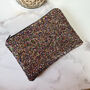 Kaleidoscope Glitter Clutch Bag, thumbnail 1 of 2