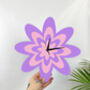 Flower Decorative Shape Clock, thumbnail 4 of 12