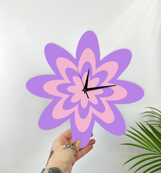 Flower Decorative Shape Clock, 4 of 12