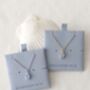 Will You Be My Something Blue Necklace Wedding Gift, thumbnail 2 of 3