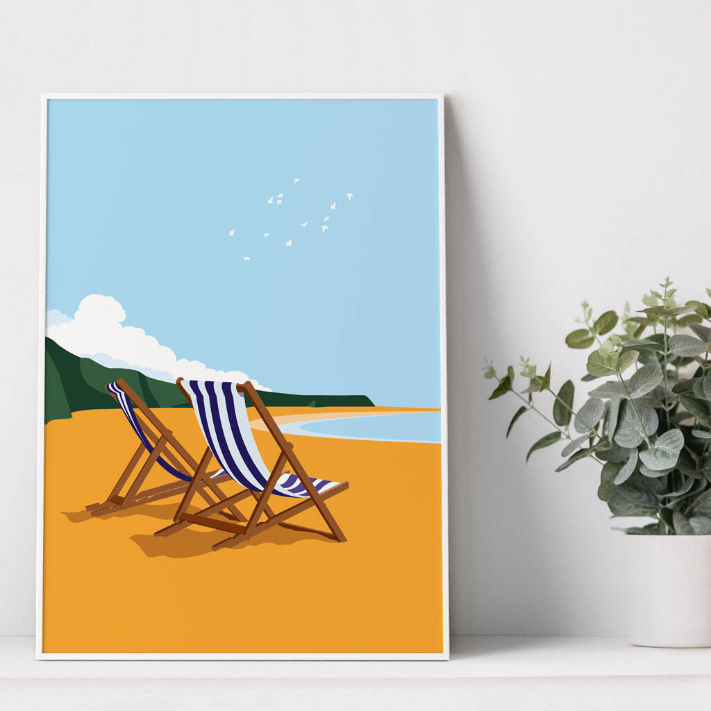 Beach Scene Coastal Print By Sean Sells Posters