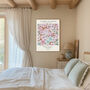Fauna And Flora Pink Flower Art Print, thumbnail 3 of 3