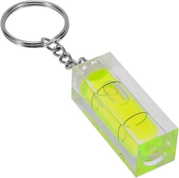 Spirit Level Keyring Handy Diy Gift Tool, 2 of 3