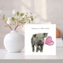 Sending Hogs And Kisses Pig Card, thumbnail 1 of 6