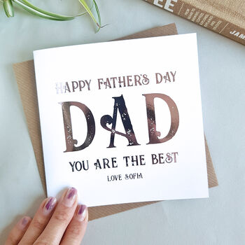 Father's Day Card For The Best Daddy, 2 of 2