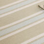 Millstone Blue Stripe Fabric Table Runner, thumbnail 4 of 7