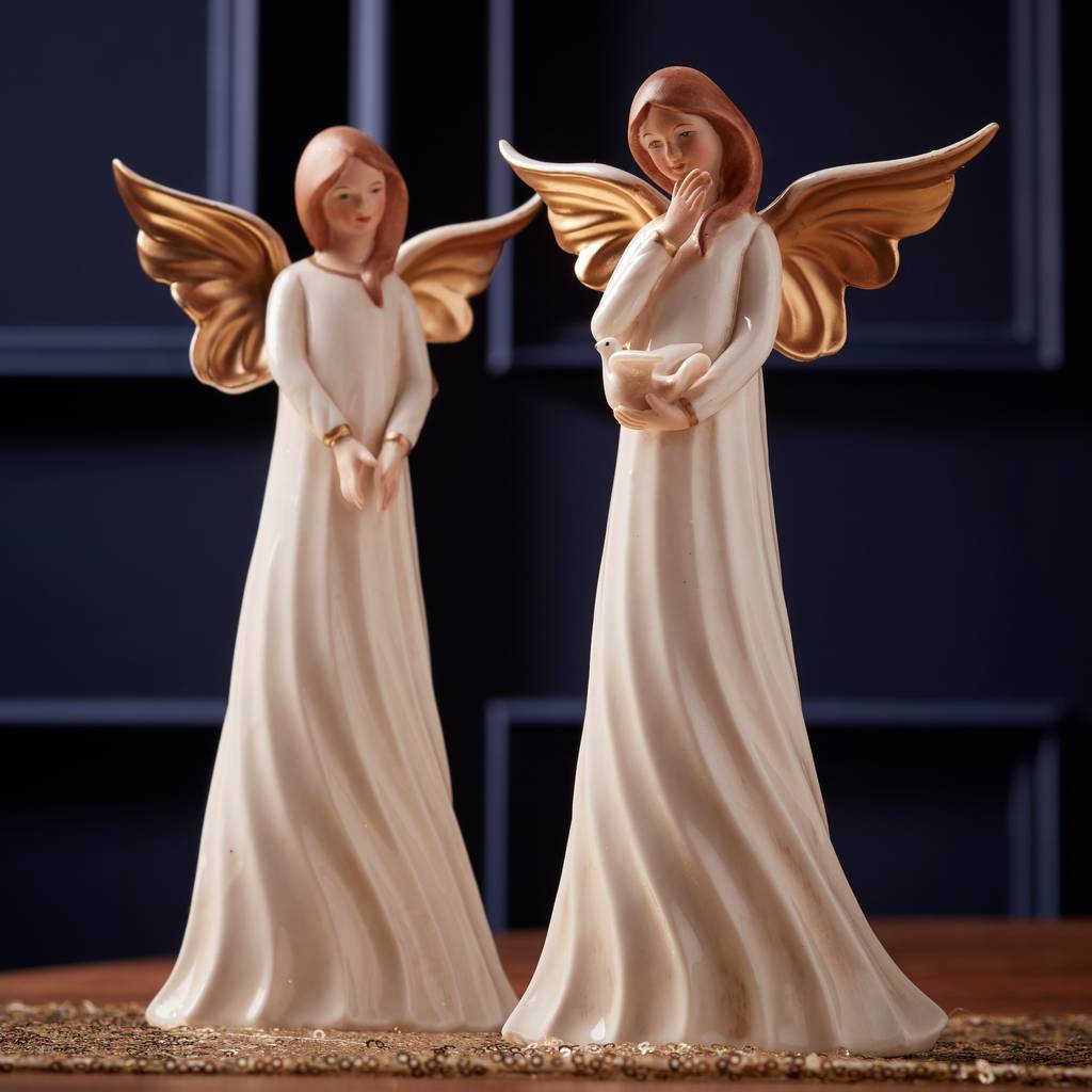 ceramic angel ornaments by the christmas home | notonthehighstreet.com