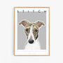 Illustrated Pet Portrait Poster Print, thumbnail 5 of 7