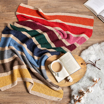 Rainbow Blanket Knitting Kit, 3 of 12