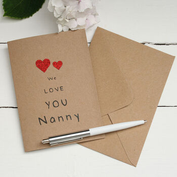 We Love You Nanny Card, 4 of 5