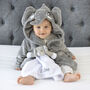 Personalised Elephant Gown And Elephant Comforter Set, thumbnail 1 of 12