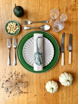 Squash Vegetable Napkin Gift Set, 3 of 5