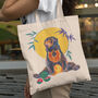 Sun Bear Honey Bear Eco Organic Cotton Tote Bag, thumbnail 5 of 7