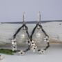 Teardrop Woodland Flower Earrings, thumbnail 2 of 4