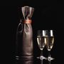 Leather Wine And Champagne Bottle Sleeve, thumbnail 1 of 7