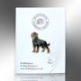 Origami Rottweiler Dog Hard Enamel Pin Brooch, Gifts For Dog Lovers, thumbnail 4 of 8