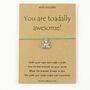 You Are Toadally Awesome Wish Bracelet, thumbnail 3 of 5