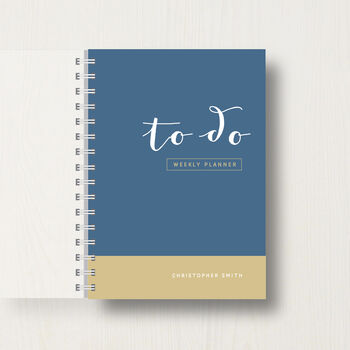 Personalised 'To Do' Weekly Planner Journal, 8 of 11