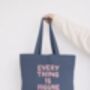 Everything Is Figureoutable | Tote Bag, thumbnail 2 of 9