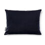 Luxury Super Soft Velvet Cushion Navy Blue, thumbnail 3 of 3