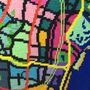 Tokyo Nights City Map Tapestry Kit, thumbnail 3 of 8