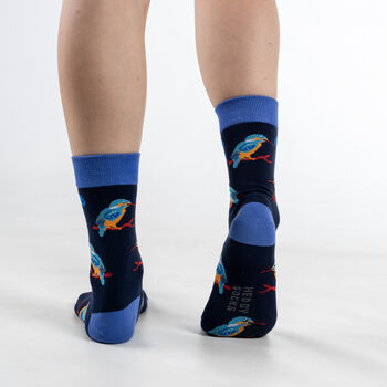 Bamboo Socks | Kingfisher Socks | Bird Socks | Gift, 2 of 2