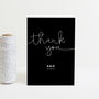 Kate Personalised Wedding Thank You Cards, thumbnail 2 of 2