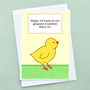 'Chick' Personalised Easter Card, thumbnail 2 of 4