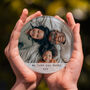 Father's Day Photo And Message Glass Coaster, thumbnail 1 of 2